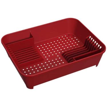 Imagem de Escorredor De Louças Basic Vermelho Bold - 10848-0465 - Coza Escorredor De Louças Basic Vermlho Bold - 10848-0465 - Coza
