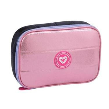 Imagem de Estojo Box Escolar Feminina Metalizado-Feminino
