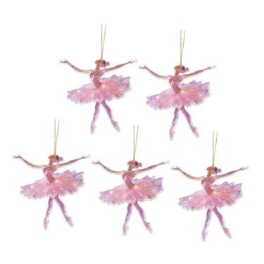 Imagem de Fiocias Enfeites para árvore de Natal: Um em 2D, Painel de Acrílico, Ideal para As Festas de Fim de Ano, 5 Unidades, Tamanho real