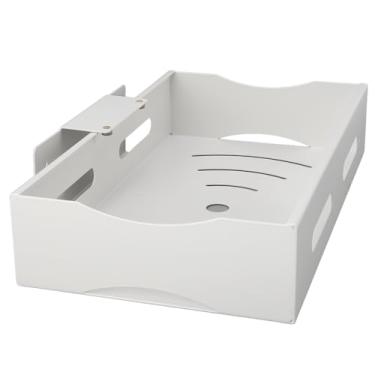 Imagem de GLOGLOW Caddy Puxa para Fora o Organizador do Armário, Gaveta Deslizante de Aço Carbono para Cozinha e Banheiro, 2 Peças de Suprimentos de Armazenamento (L)