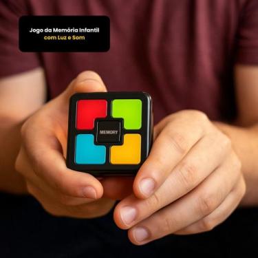 Imagem de Jogo da Memória Infantil com Luz e Som Diversão Garantida Desenvolvime