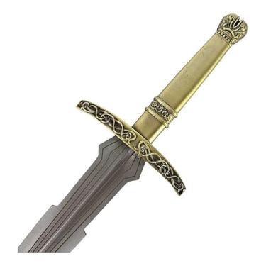 Imagem de Adaga Loki Netflix Punhal Medieval c/Bainha de couro