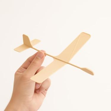 Imagem de Avião Planador, Aeromodelo Voador, Ecológico, Leve e Resistente, Fácil de Usar, Diversão ao Ar Livre, Família, Modelo Clássico, Voo Livre (1 unidade)