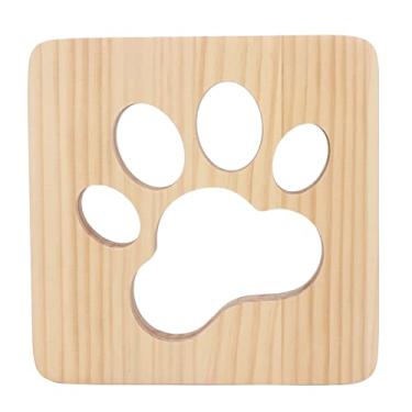 Imagem de Zerodis Luz Noturna de Pata de Gato de Madeira Oca Soft Luzes Proteção para Os Olhos Lâmpada Portátil de Pinho 3D Lâmpadas Brancas Quentes Com Interface USB para Sala de Estar de