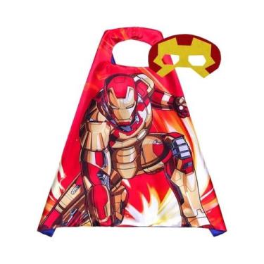 Imagem de Máscara De Fantasia Marvel Disney Frozen Homem-Aranha Batman Com Capa 