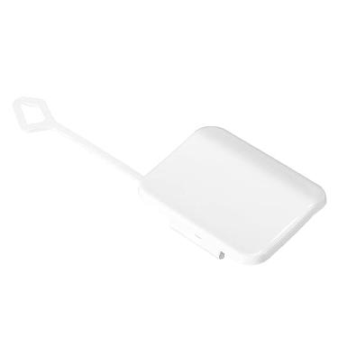 Imagem de VekAuto Tampa de gancho de reboque de carro compatível com Mercedes-Benz E550 Sedan/Wagon 2010-2013 sem para embalagem AMG, para-choque traseiro branco de plástico durável