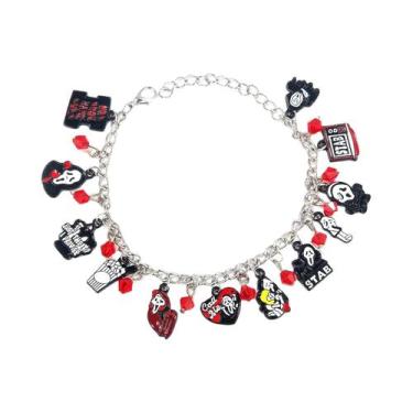 Imagem de Pingente De Bracelete De Metal DIY De Halloween Com Máscara De Jason, 