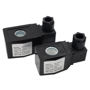 Imagem de 1 bobina de plástico AC24V AC110V AC220V AC380V DC12V DC24V IP65 para válvula solenoide, usada para normalmente fechada e normalmente aberta (DN20, AC 24V)