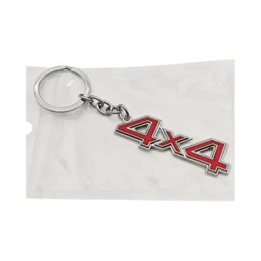 Imagem de Mulheres Homens Chave Titular Metal 4x4 Carro Chaveiro Para 4X4 Chavei