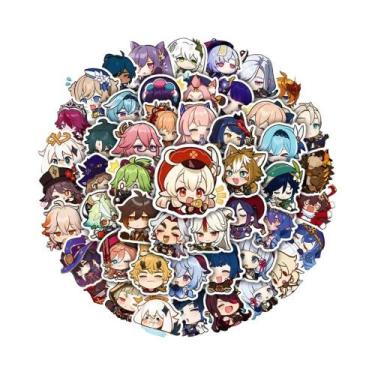 Imagem de Adesivos De Anime Genshin Impact Para Laptop, Bagagem, Guitarra, Skate