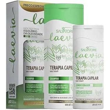 Imagem de Kit terapia capilar sh 400ml + cond 180ml - laevia - SALVATORE