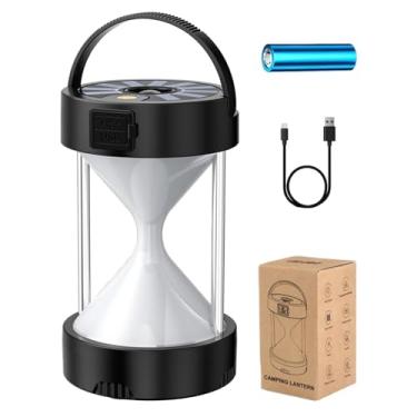 Imagem de Lanterna de Acampamento - LED Portátil Recarregável a Energia Solar para Luminária Noturna,Lanterna Recarregável por Energia Solar ou na Tomada,para Falhas de Acampamento Caminhada