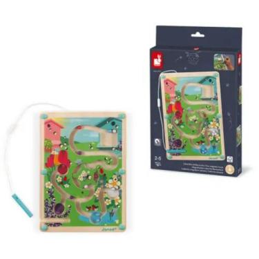 Imagem de Brinquedo Madeira Labirinto Magnetico Abelha Janod Sensorial