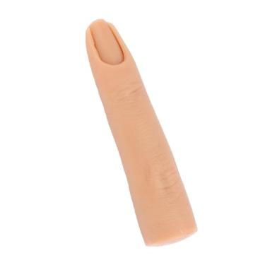 Imagem de Dioche Modelo de Dedo para Prática de Arte Em Unhas, Modelo de Manequim de Silicone Ajustável para Prática de Tatuagem, Joias, Adereço, Textura Realista, Tamanho Adulto Feminino (3#)