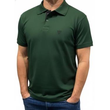 Imagem de camisa polo masculina algodão marca toqref - TOQ REF, Verde musgo, G