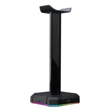 Imagem de Suporte para Headset Redragon Scepter X HA312 - HUB USB - Conexões 3.5mm - RGB com 10 efeitos-Unissex