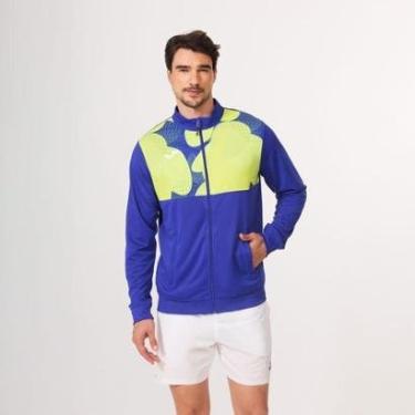 Imagem de Jaqueta Joma Court - Azul e Amarelo-Masculino