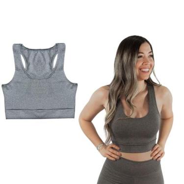 Imagem de Top Suplex Alta Sustentação Corrida Academia Treino Fitness Estilo Nad