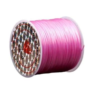 Imagem de Cordão Elástico De 0,7mm 40M Para Fazer Joias, Pulseiras De Miçangas, 