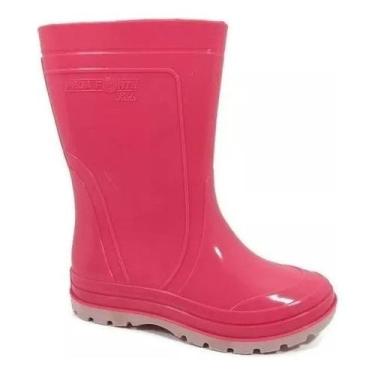 Imagem de Bota Infantil Rosa Menina Galocha Forrada Jetsky Coturno, Rosa, 25/26