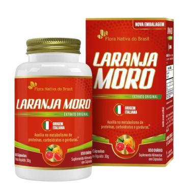 Imagem de Laranja Moro + Picolinato de Cromo 60 Caps de 500mg Flora Nativa do Brasil-Unissex