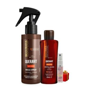 Imagem de Kit Queravit finalização e umectação capilar 1 MegaSpray 1 Cristal líq