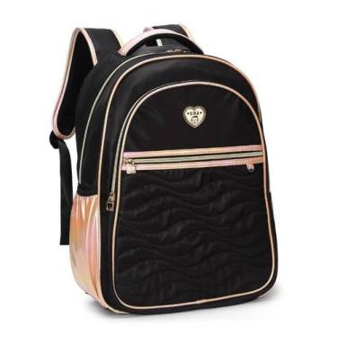 Imagem de Mochila Feminina Kika Preta - Nova Rio