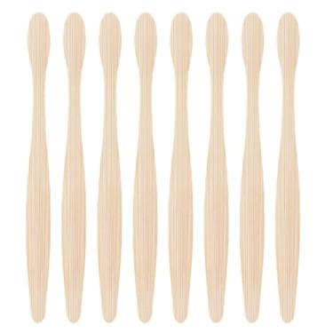 Imagem de Sonew Escovas de Dente de Bambu Macias para Dentes e Gengivas Sensíveis Cabo de Bambu Sustentável 8 Unidades Bege (1)