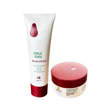 Imagem de Kit Mascara Com Shampoo Doce Raiz De Extrato De Batata Doce