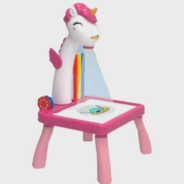 Imagem de Mesinha Projetor Desenho Infantil Unicórnio - FUN GAME