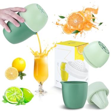 Imagem de IBEQUEM Espremedor de limão, espremedor manual, espremedor de frutas cítricas, espremedor portátil de laranja cítrica, mini espremedor manual manual para frutas cítricas, espremedor de limão com