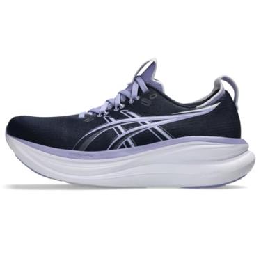 Imagem de ASICS Tênis de corrida feminino Gel-Nimbus 28, Meia-noite/Bluebell, 38