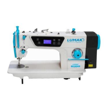 Imagem de Máquina Costura Reta, Lumak, Direc Drive- TOP-, Azul, 110V