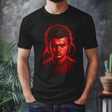 Imagem de Camiseta Serie Netflix Stranger Things Steve 100% Algodao - NoBrand, P