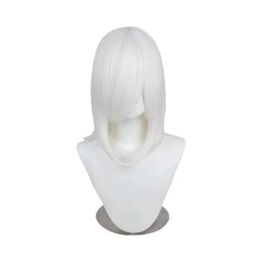 Imagem de Peruca Curta De Cosplay De Anime De 40cm, Fibra Sintética De Alta Temp