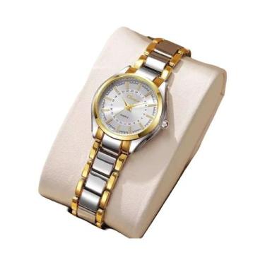 Imagem de Relógio De Pulso Feminino De Luxo Com Mostrador Pequeno, Relógio De Qu