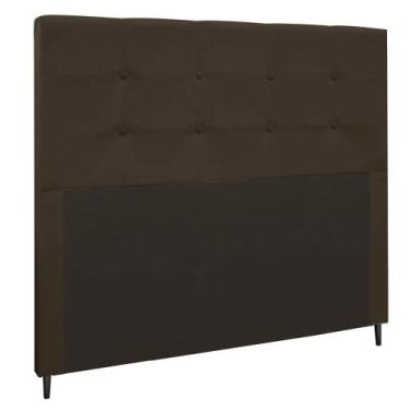 Imagem de Cabeceira Casal Queen Cama Box 160cm para Quarto Luna Suede M11 - D'Ro