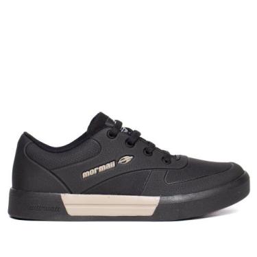 Imagem de Tênis Infantil Mormaii Urban Smash Jr Preto/Bege, Preto, Bege, 32
