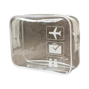 Imagem de Bolsa De Higiene Transparente Aprovada Pela TSA, Tamanho Quart, À Prov
