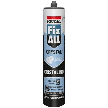 Imagem de Fix All Crystal Fixa Tudo Transparente 290ml - 123763 - Soudal Brasil