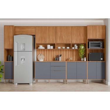 Imagem de Cozinha Modulada MGM 9 Peças Divina C9P25 Cinamomo/Titanium