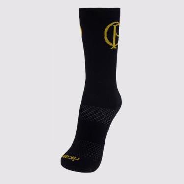 Imagem de Meia Corinthians Cano Alto Preta e Amarelo - Rikam, 38-43