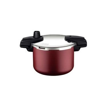 Imagem de Panela de Pressão Tramontina 4,5 Litros Arizona Revestimento Antiaderente Starflon Vermelha