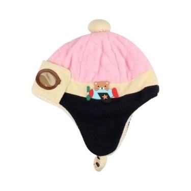 Imagem de Gorro De Piloto Quente De Inverno Para Meninos E Meninas Com Protetor 