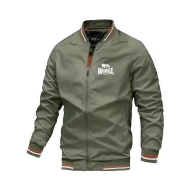 Imagem de Jaqueta Masculina À Prova De Vento Com Gola Alta LONSDALE, Moda Primav