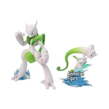 Imagem de Figura De Ação Mega Mewtwo 75-12cm, Modelo De PVC Do Anime Pokemon Par