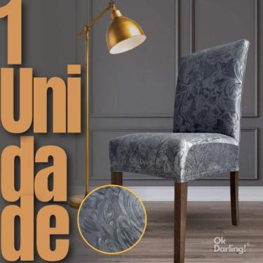 Imagem de Capa de Cadeira Linha Premium Mexicana - Cinza - OK Darling