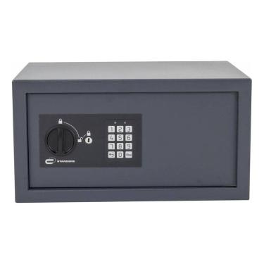 Imagem de Cofre Digital De Sobrepor Senha E Chave Aco 28l 23x44x35cm