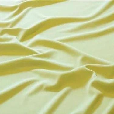 Imagem de 1 Metro Tecido Suplex Liso P/ Bodys, Blusinhas, Lingerie Cor:Amarelo P