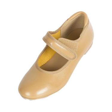 Imagem de Sapatos De Dança Tap Para Meninas E Meninos Com Fivela Fácil Para Cria